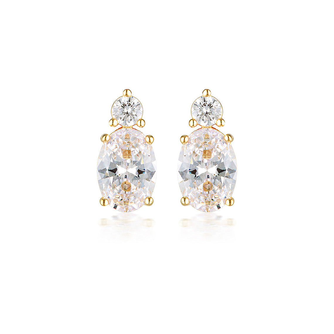 Aurora Australis Earrings Gold