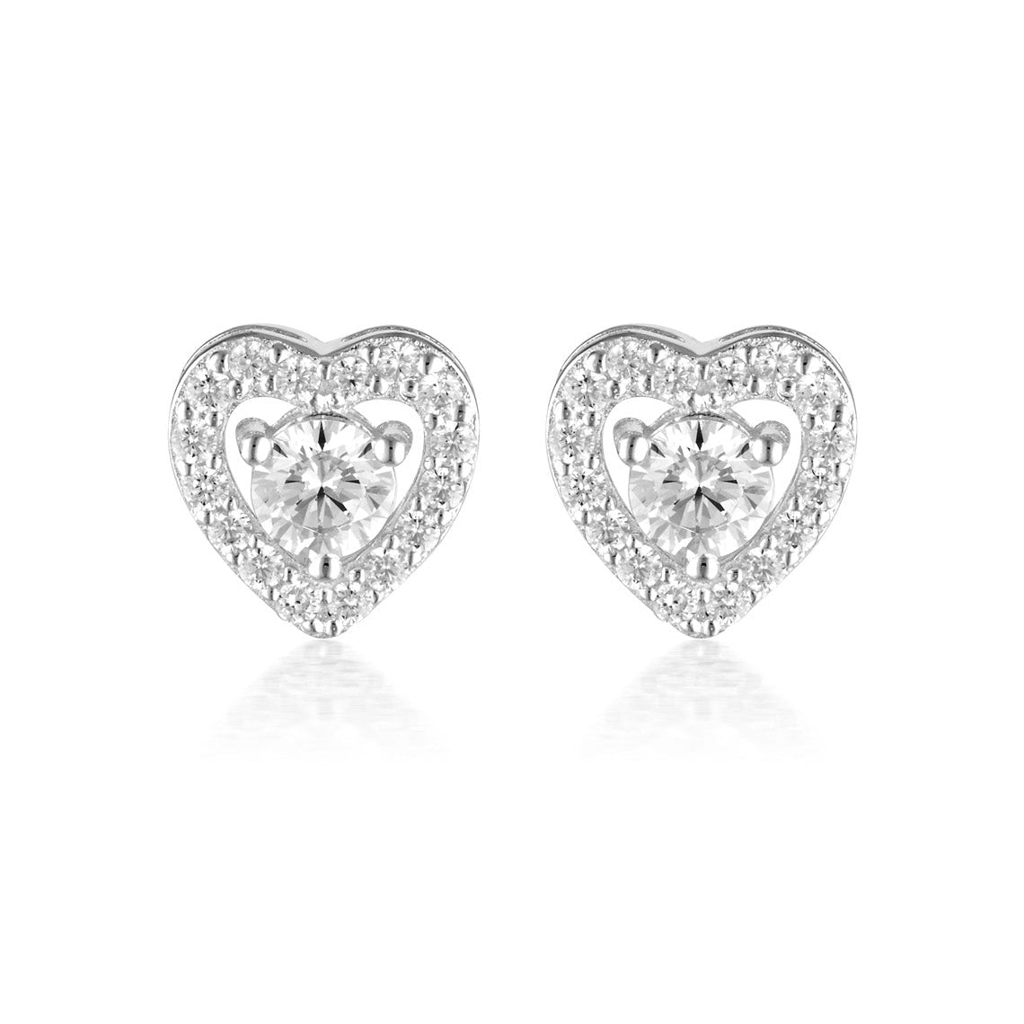 Signature Sealed with A Kiss Earrings Silver