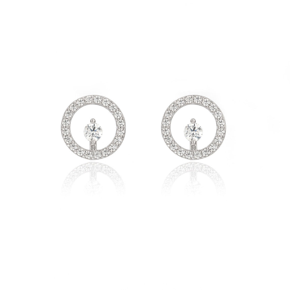 Goddess Cora Earrings Silver