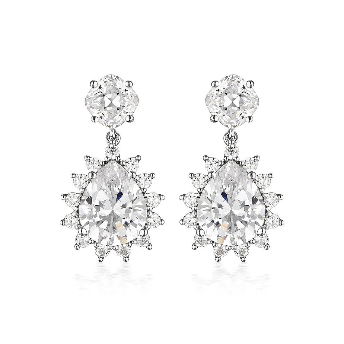 Luxe Velluto Earrings Silver