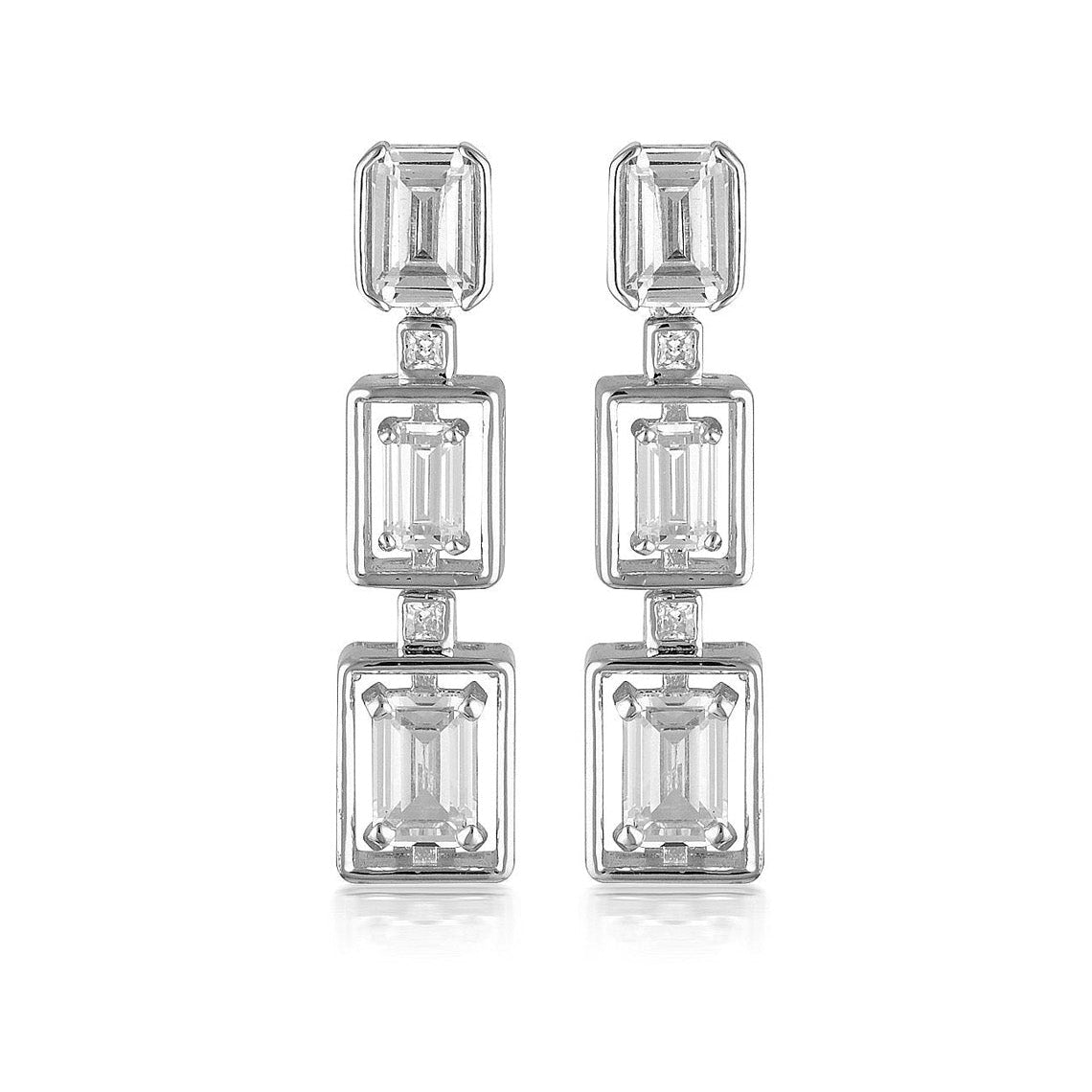 Luxe Indulgenza Earrings Silver