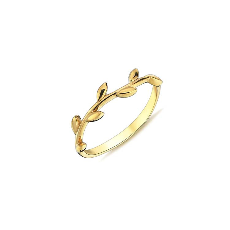 9ct Yellow Gold Nature Vine Ring