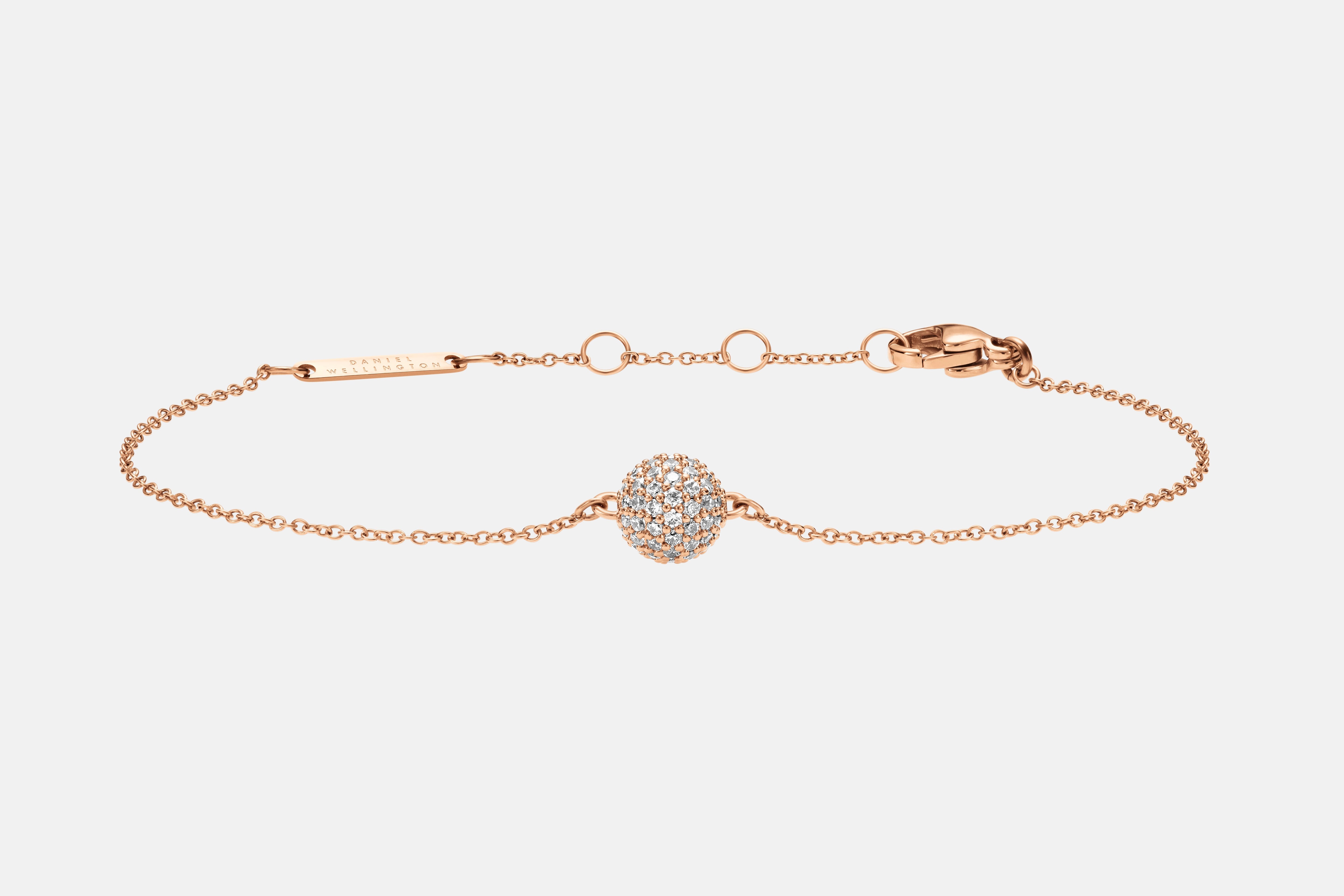 Daniel Wellington Pave Bracelet Rose Gold