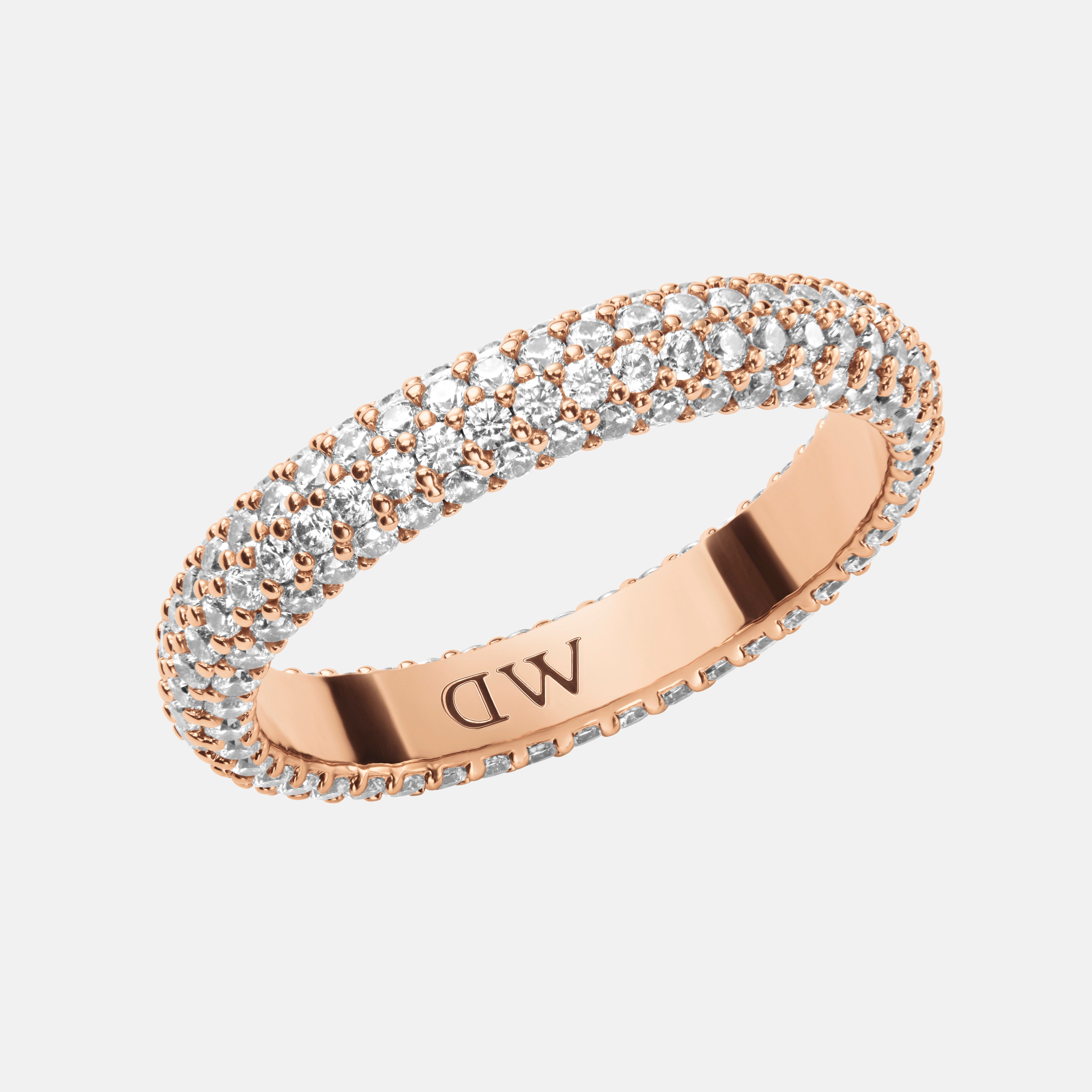 Daniel Wellington Pave Ring Rose Gold