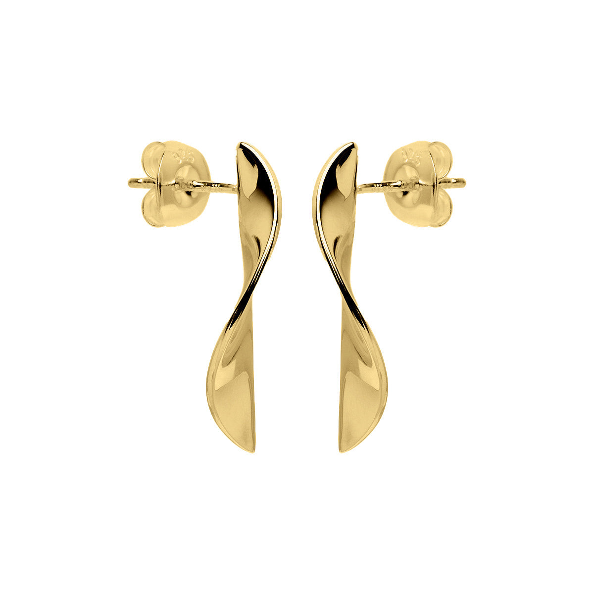 NAJO Ocean Trail Yellow Gold Earrings