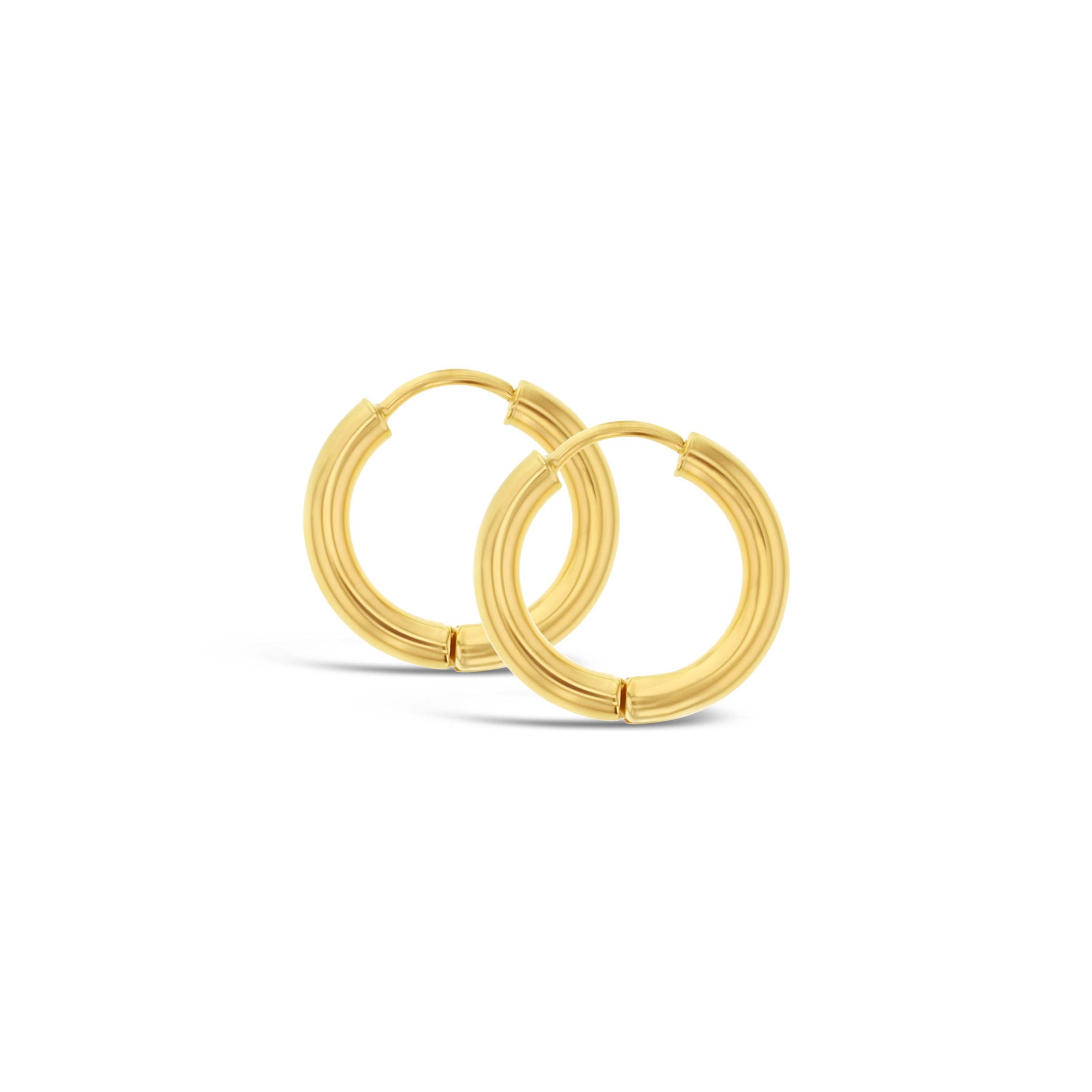 Huggie Earrings in 9ct Gold