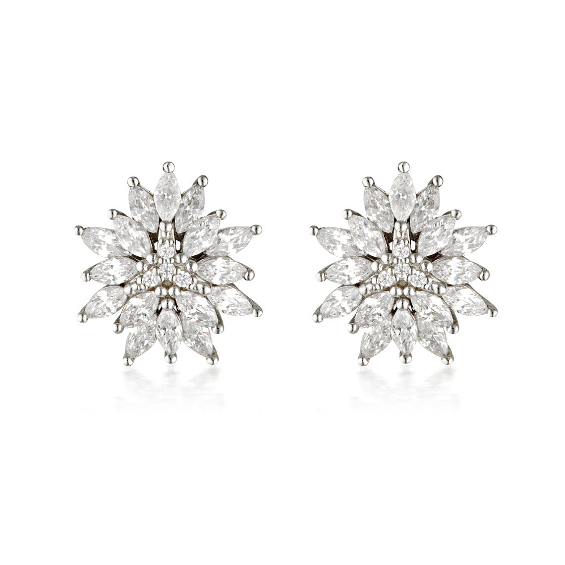 Summer Sorbet Pistachio Pompom Earrings Silver