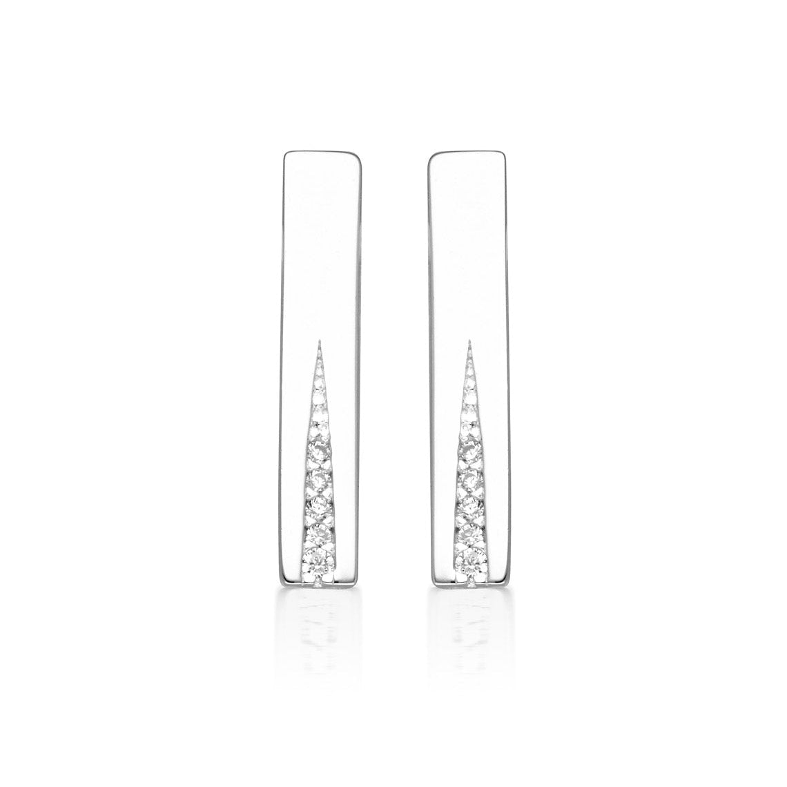 Georgini The Layered Edit Gilded Earrings Silver