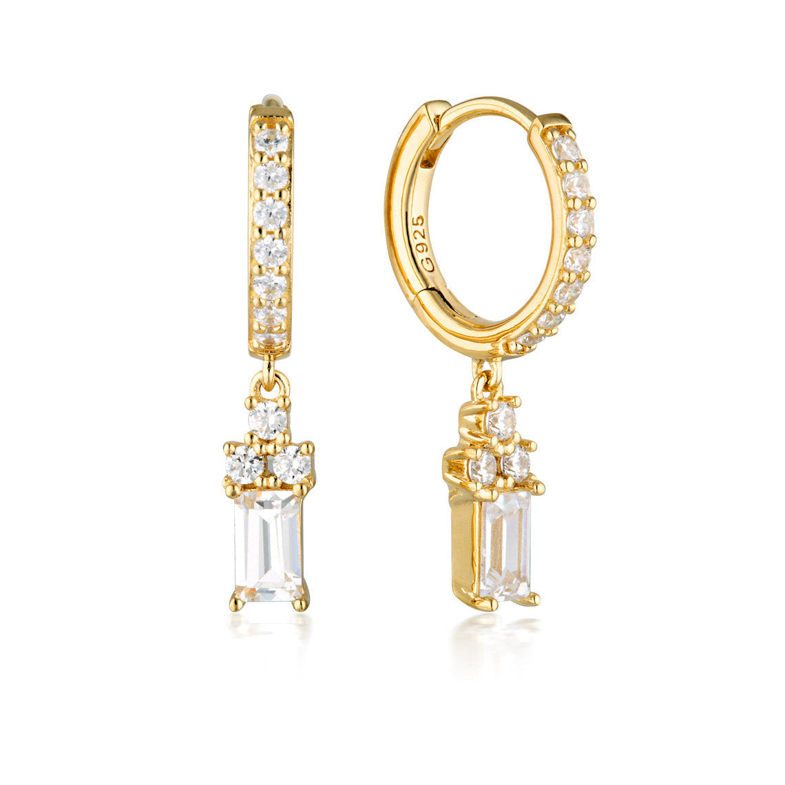 Georgini The Layered Edit Kolm Earrings Gold
