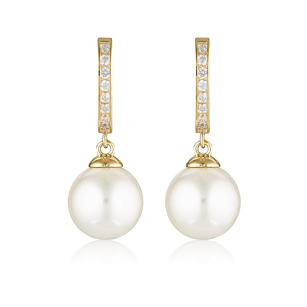 Georgini Red Carpet Promenade Earrings Gold