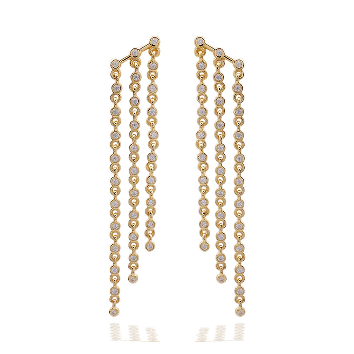 A Christmas Journey Soignee Earrings Gold