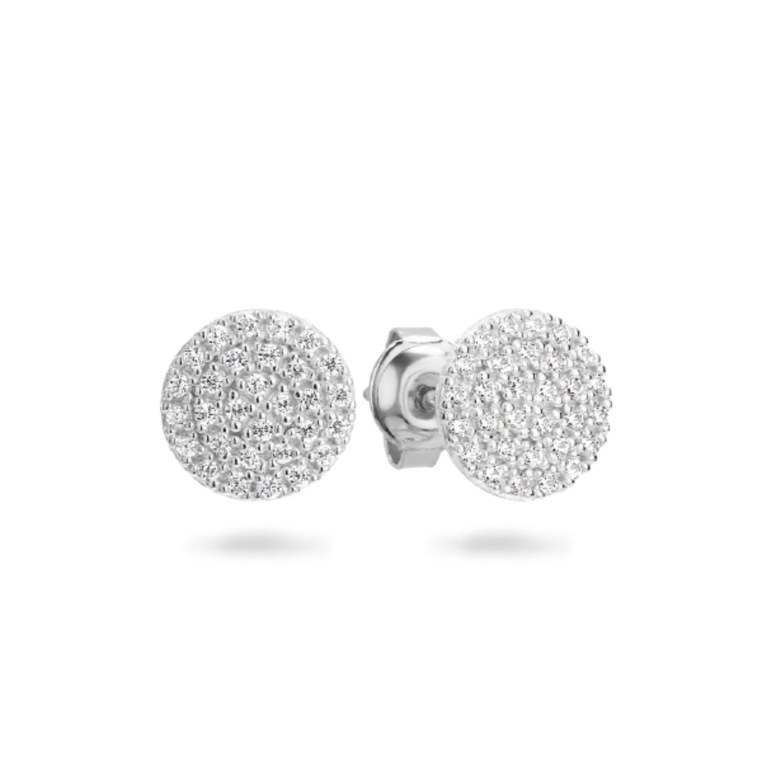 Pavo Rhodium Earring