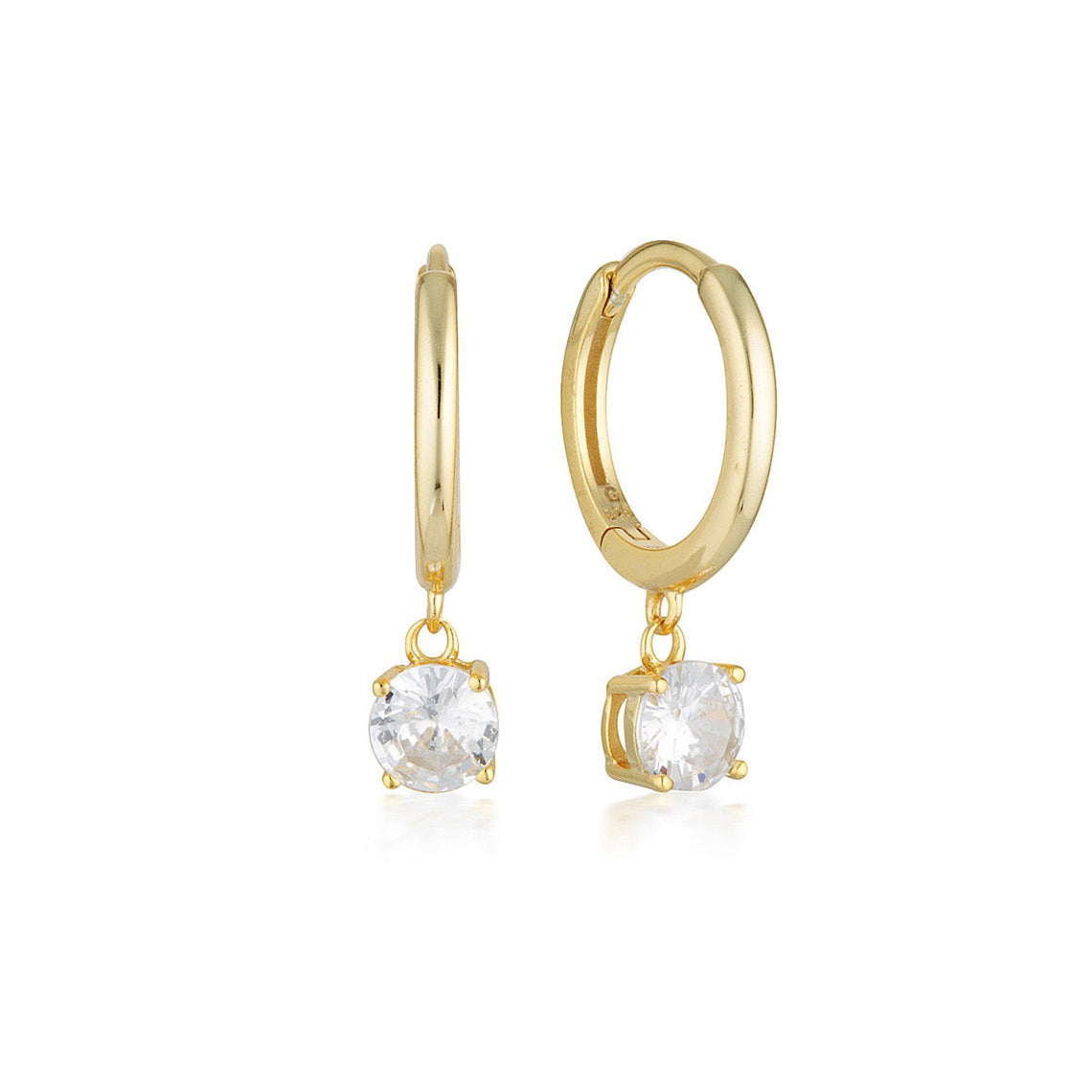 Bria Hoop Gold Earring
