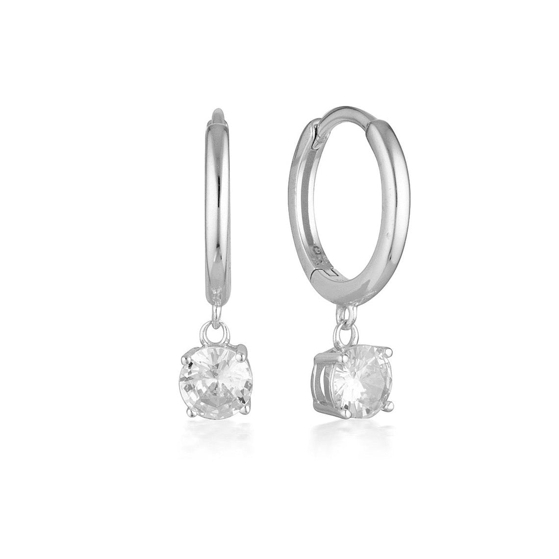 Bria Hoop Earring Silver