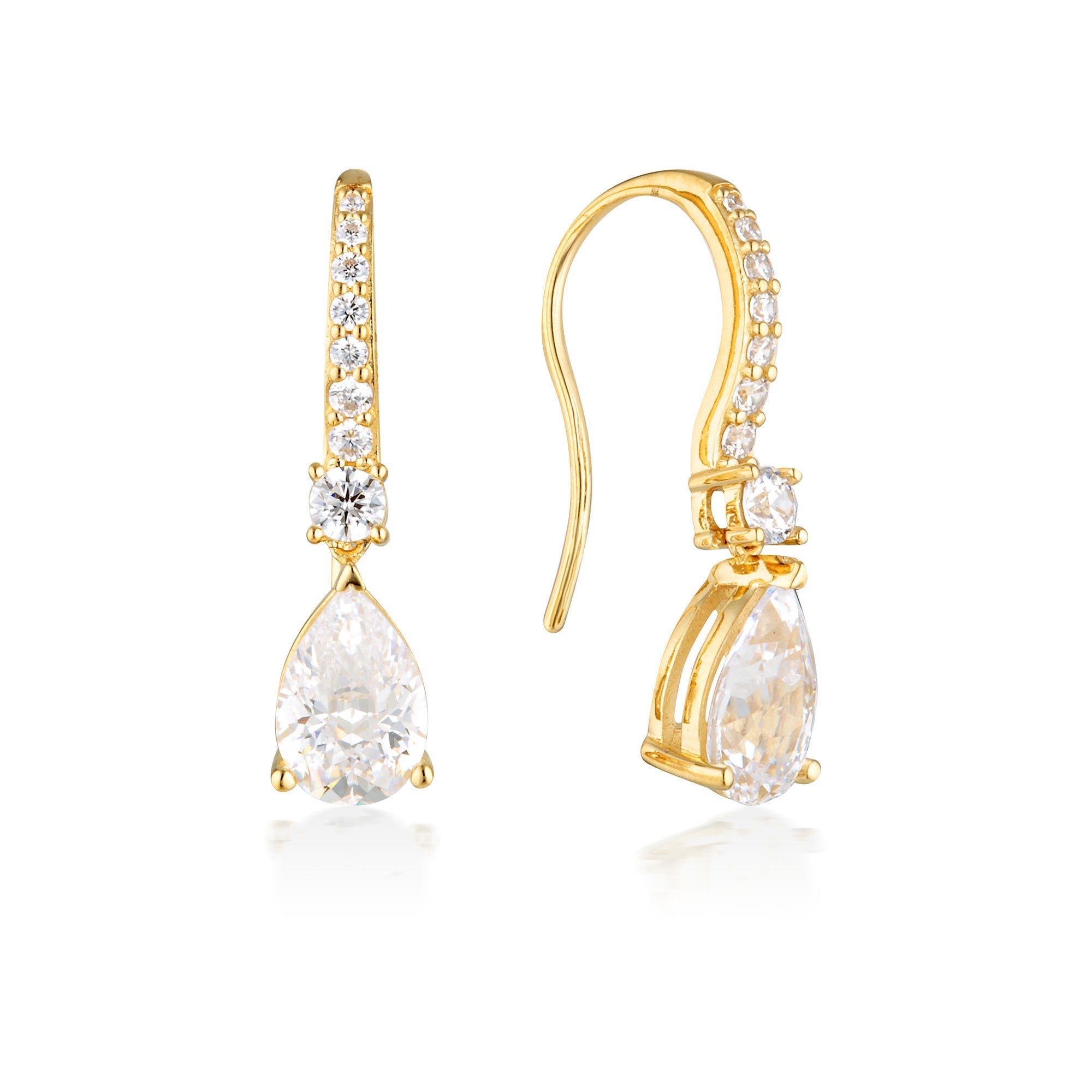 Iconic Bridal Elizabeth Earrings Gold