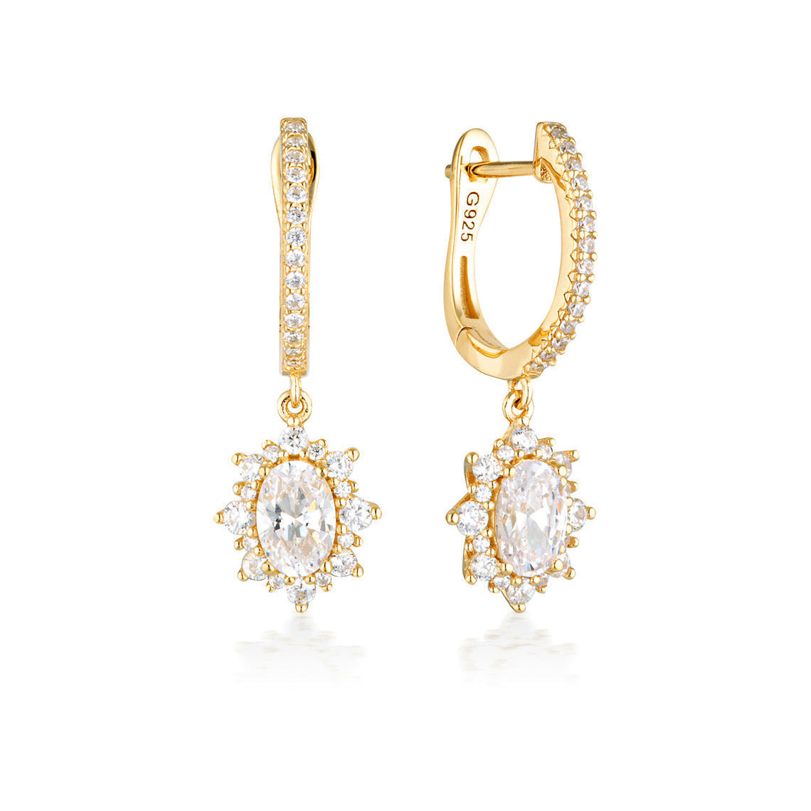 Iconic Bridal Eloise Earrings Gold