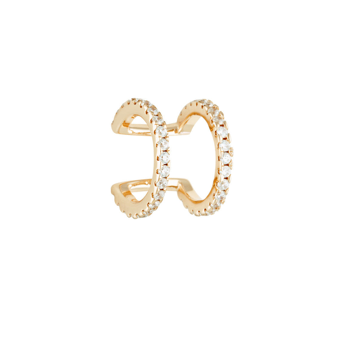 Signature Double Ear Cuff Gold