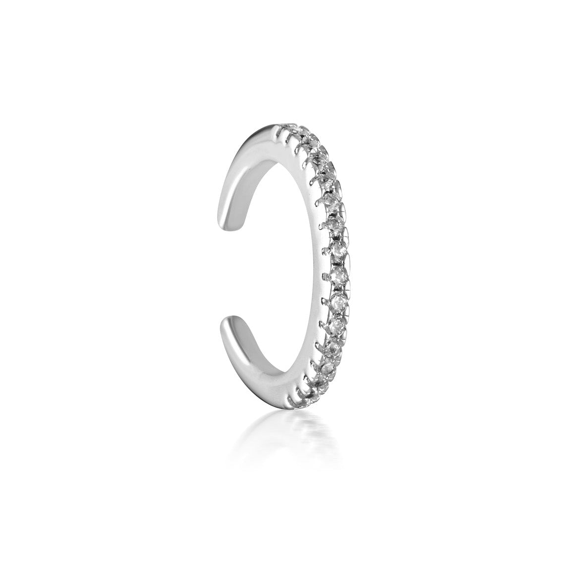 Signature Thin Ear Cuff Silver