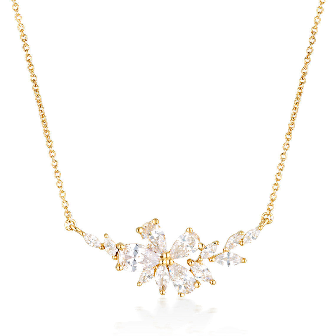 Iconic Bridal Hyacinth Necklace Gold