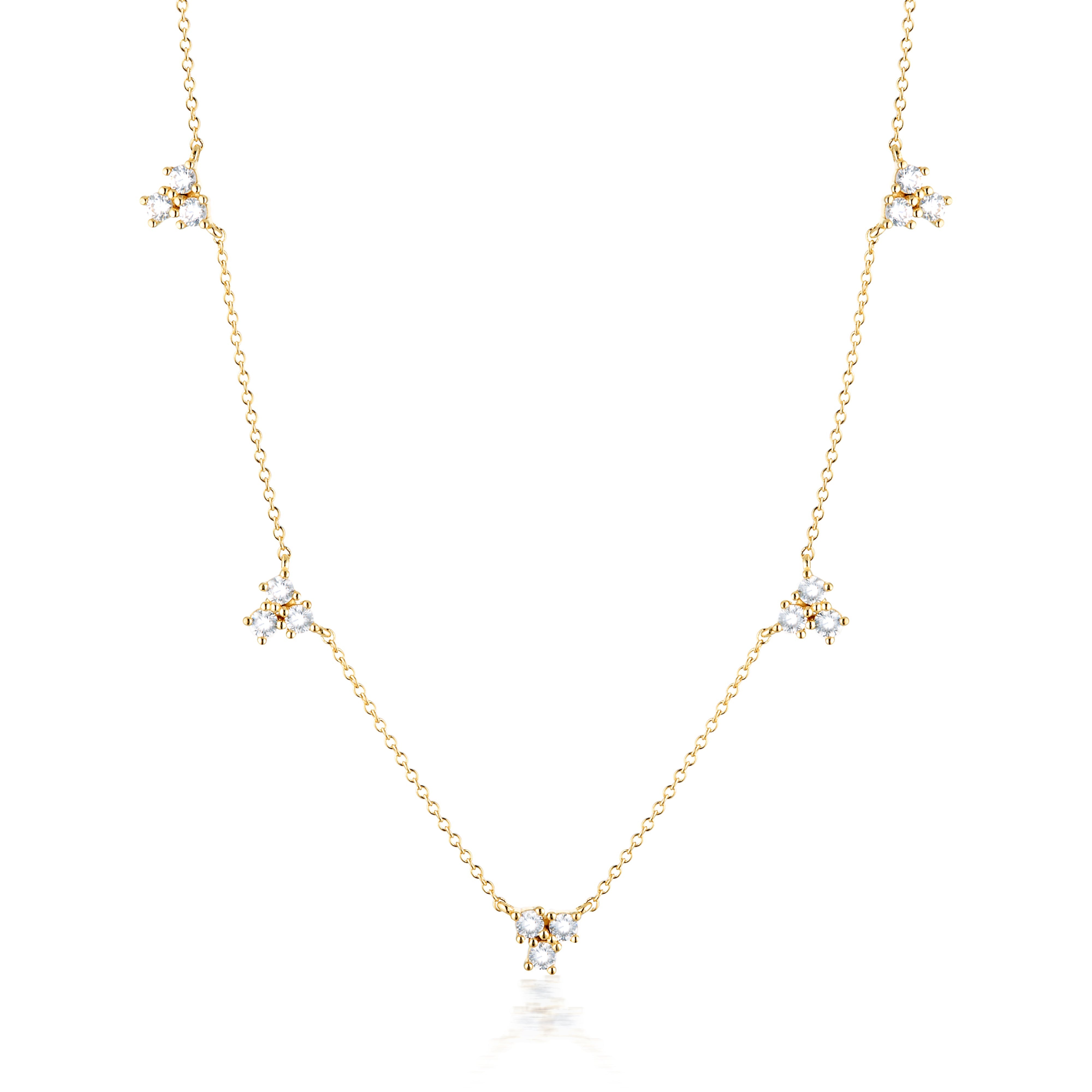 Georgini The Layered Edit Trois Necklace Gold