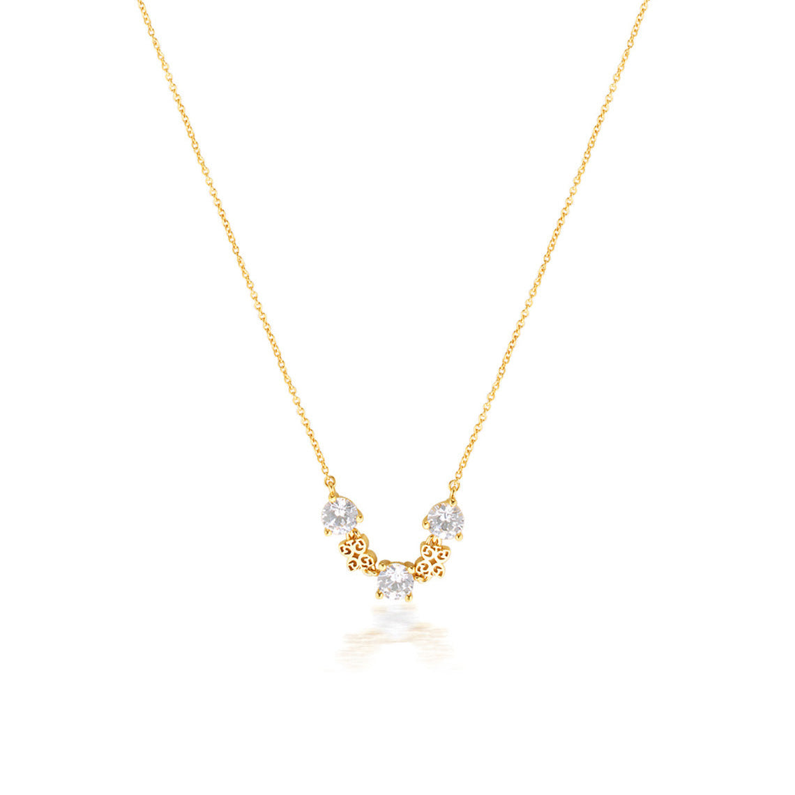 Signature History Necklace Gold