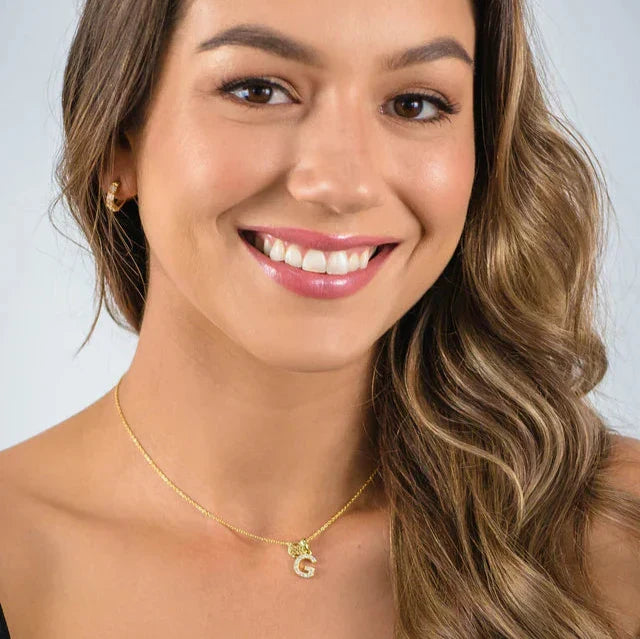 Georgini Luxury Letters G Initial Pendant Gold