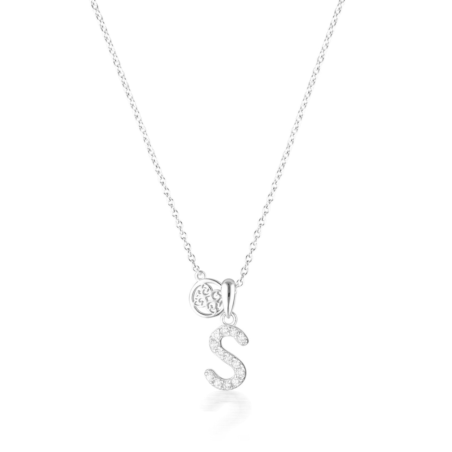Georgini Luxury Letters S Initial Pendant Silver