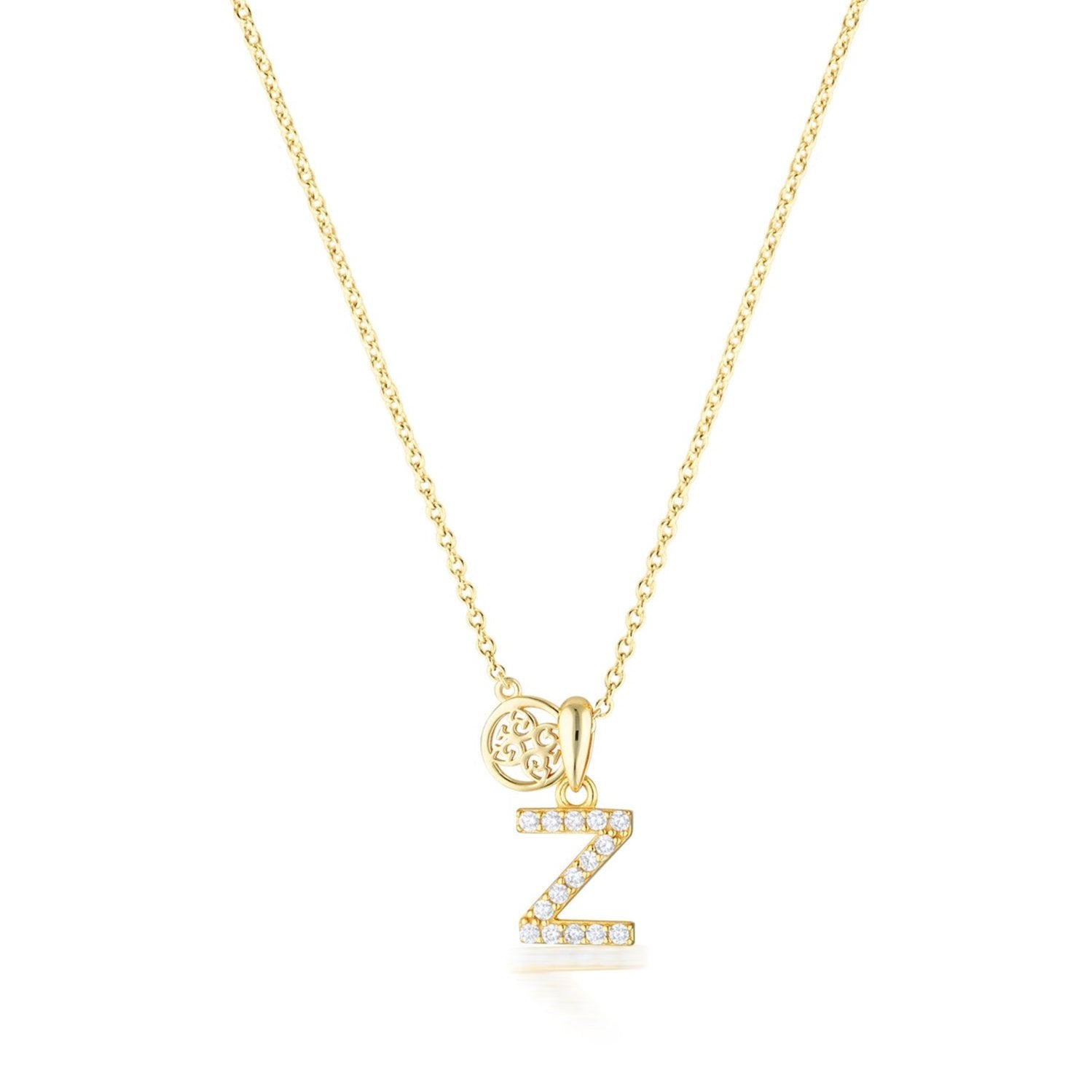 Georgini Luxury Letters Z Initial Pendant Gold