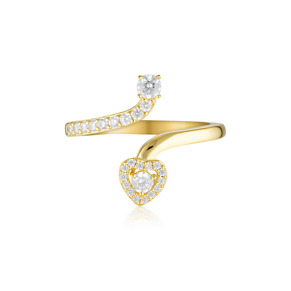 Signature Sealed with A Kiss Ring Gold