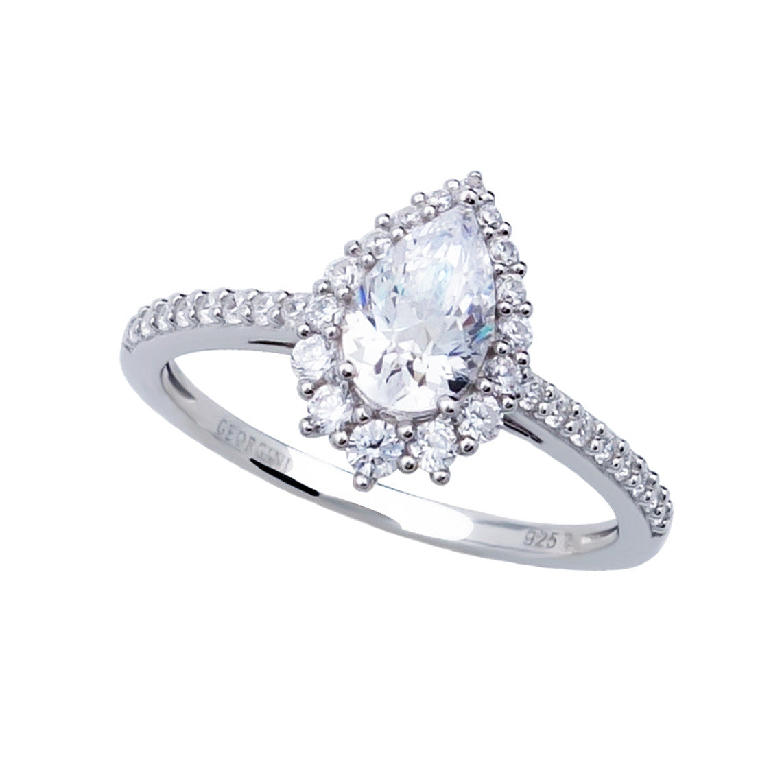 A Christmas Journey Elegant Ring Silver