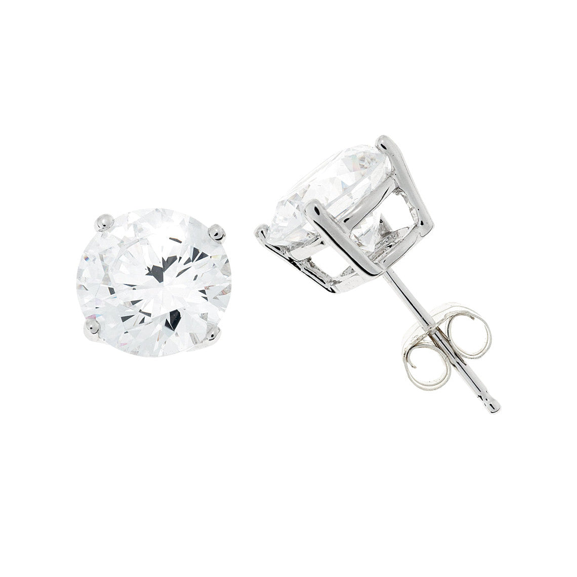 Brilliant Stud Earring 8mm