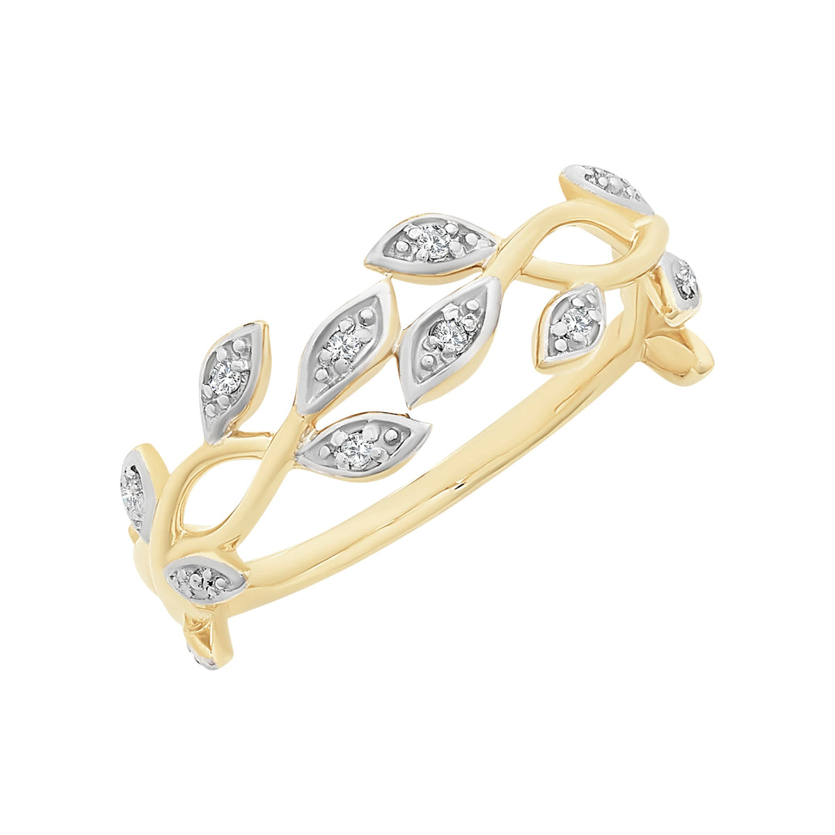 9ct Gold Diamond Set Ring