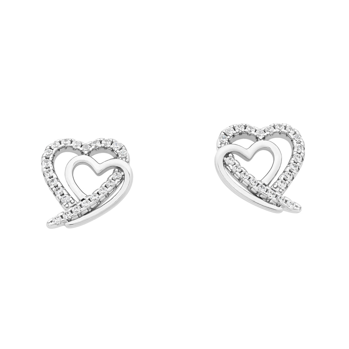 Sterling Silver Cubic Zirconia Earrings