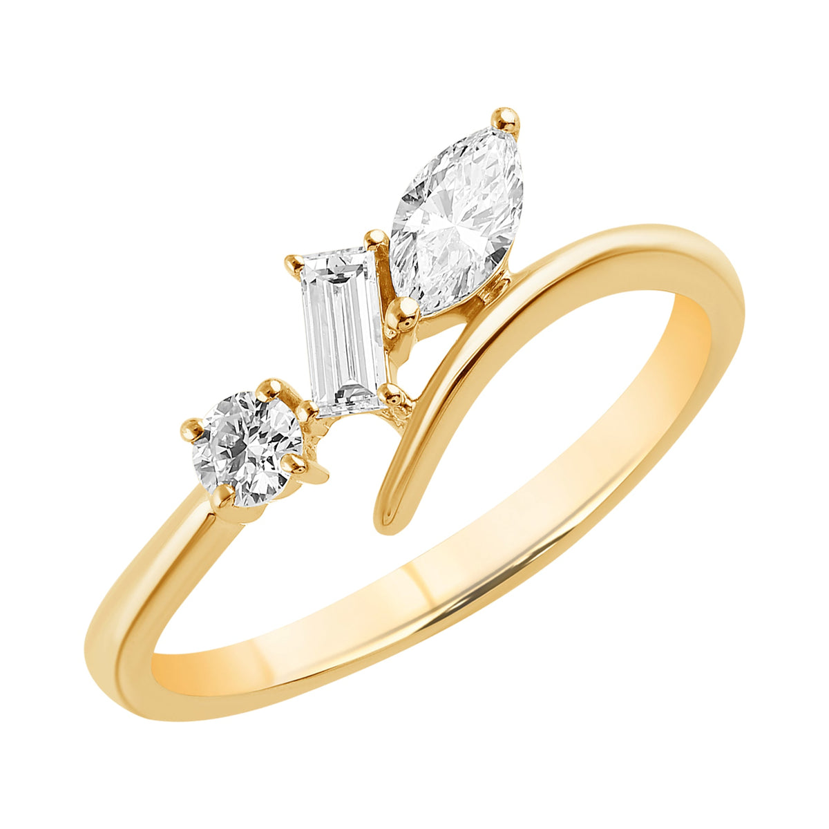 9ct Gold 0.50ct TDW Lab Grown Diamond Ring