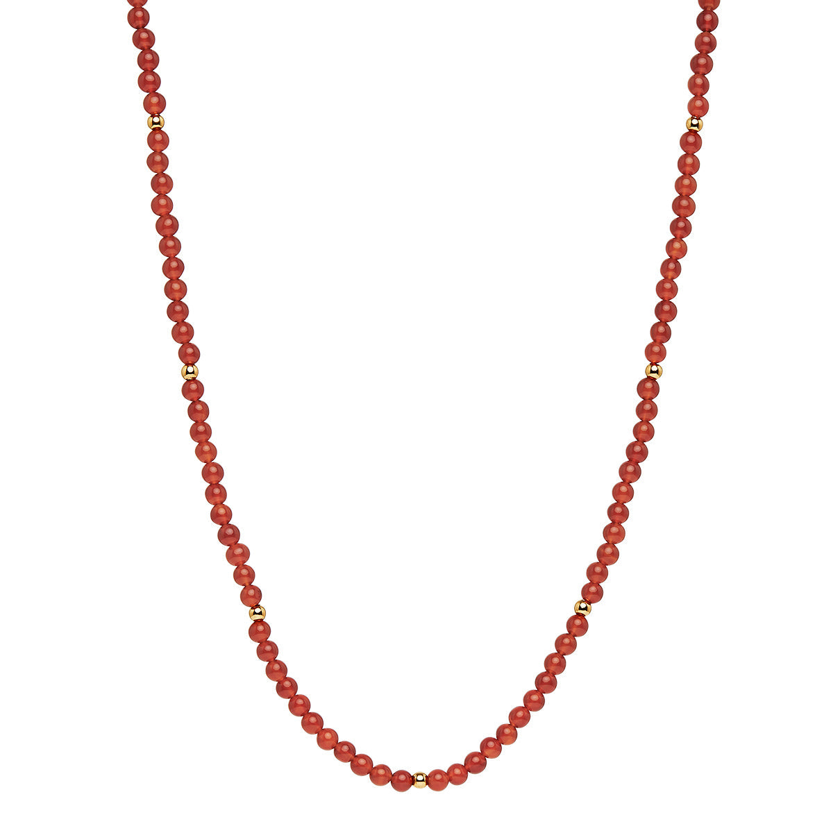 NAJO Geranio Red Onyx Necklace (42cm+ext)