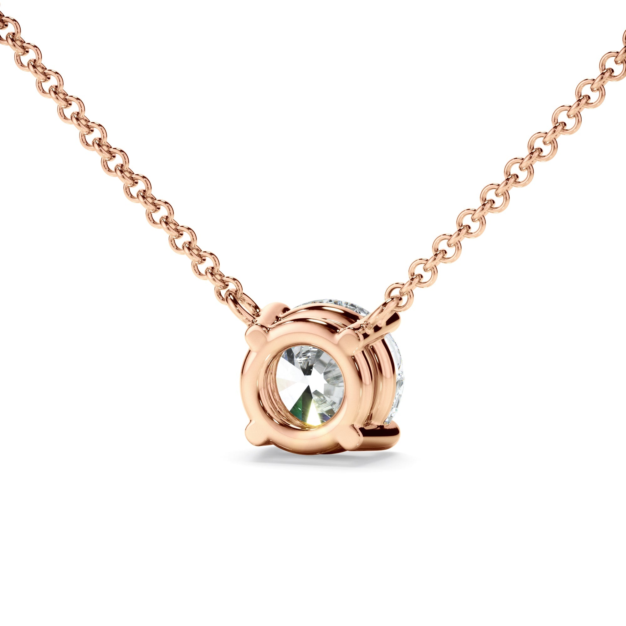 0.50ct Round Brilliant Cut Laboratory-Grown Diamond Solitaire Necklet
