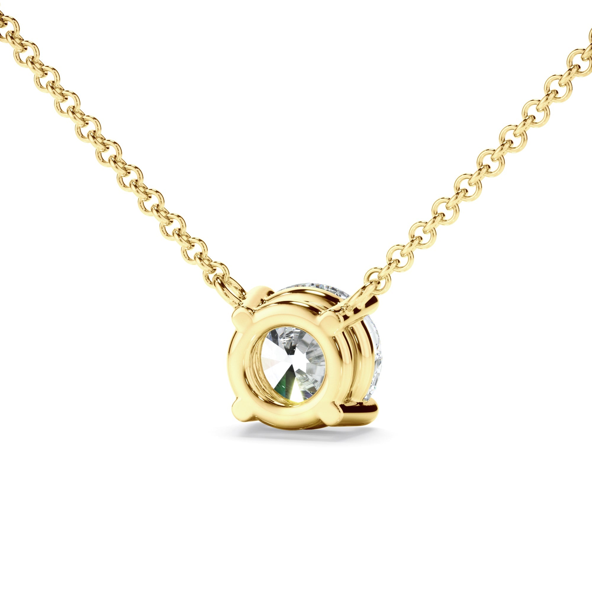 0.50ct Round Brilliant Cut Laboratory-Grown Diamond Solitaire Necklet