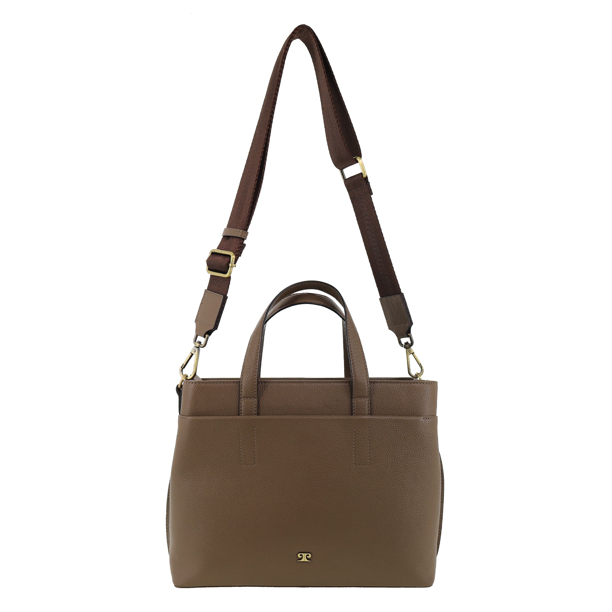 Pierre Cardin Leather Crossbody Bag in Oak