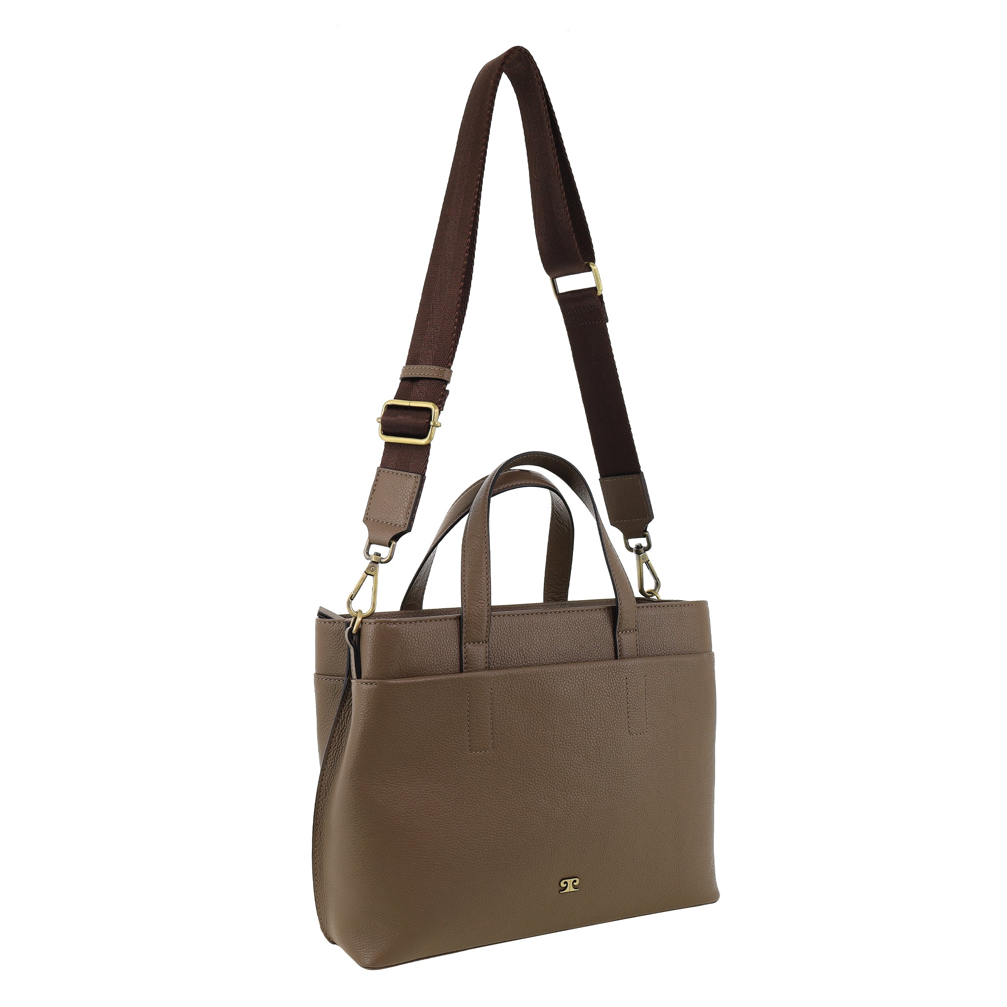 Pierre Cardin Leather Crossbody Bag in Oak
