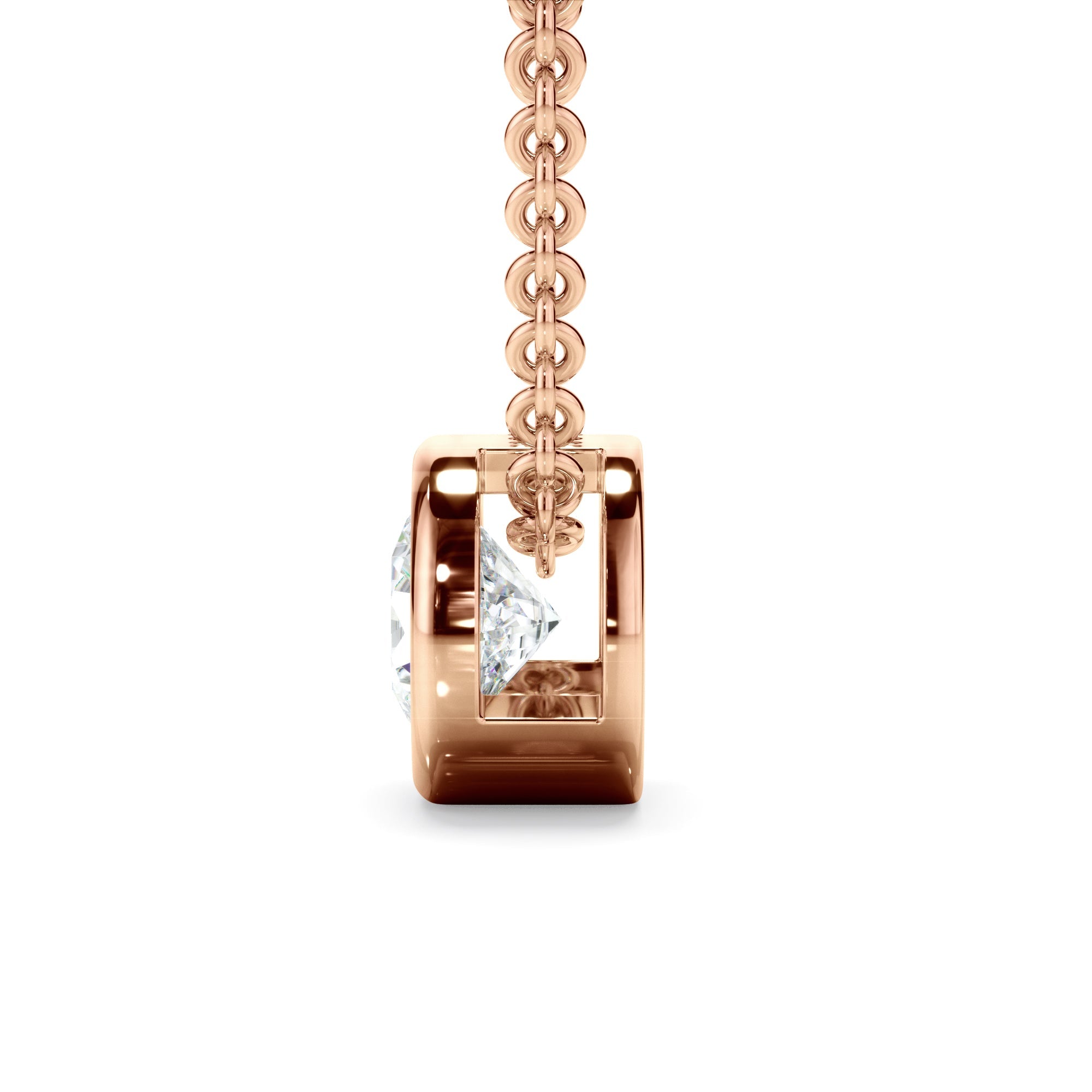 0.50ct Round Brilliant Cut Laboratory-Grown Diamond Solitaire Necklet