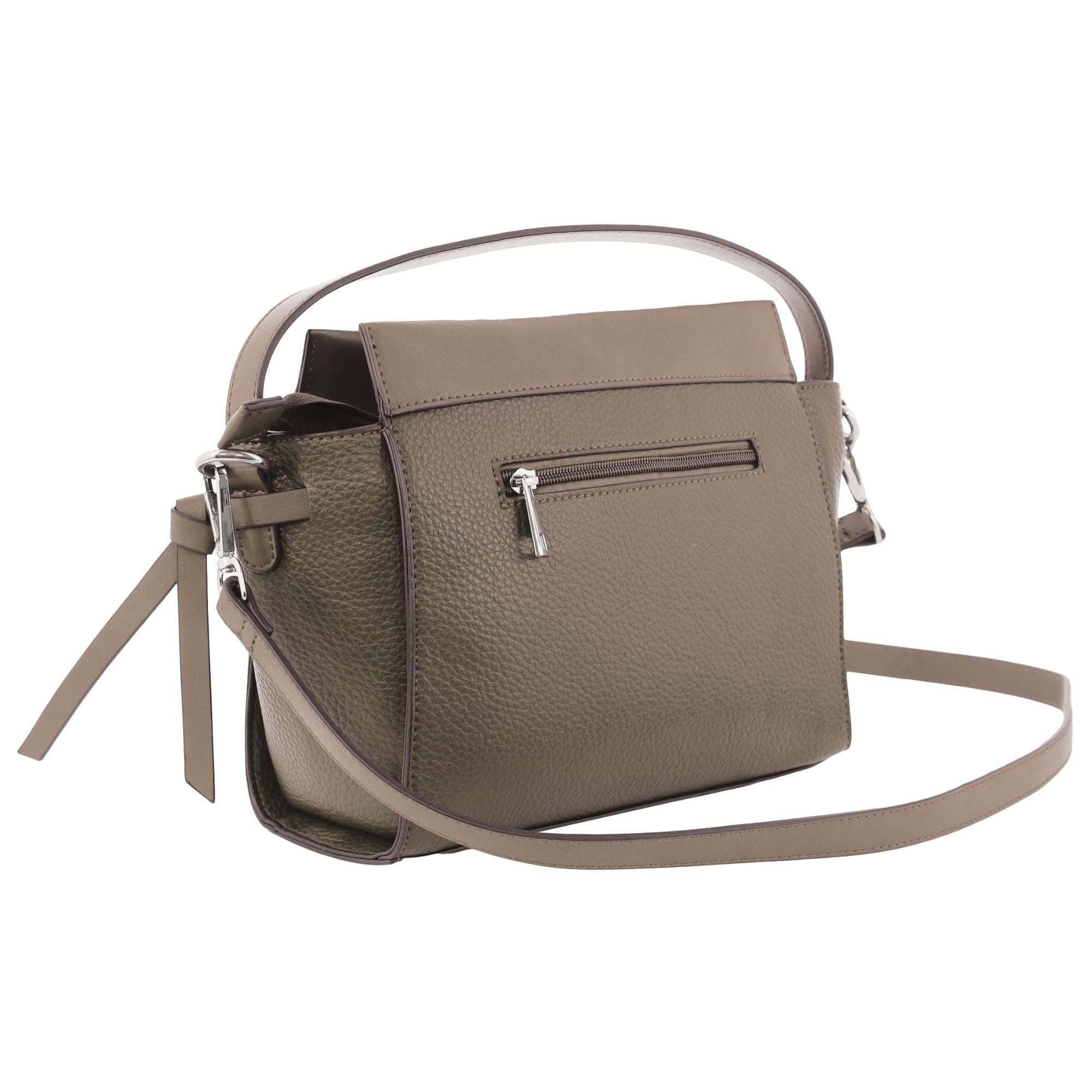 Milleni Fashion Metro Crossbody Bag in Mauve