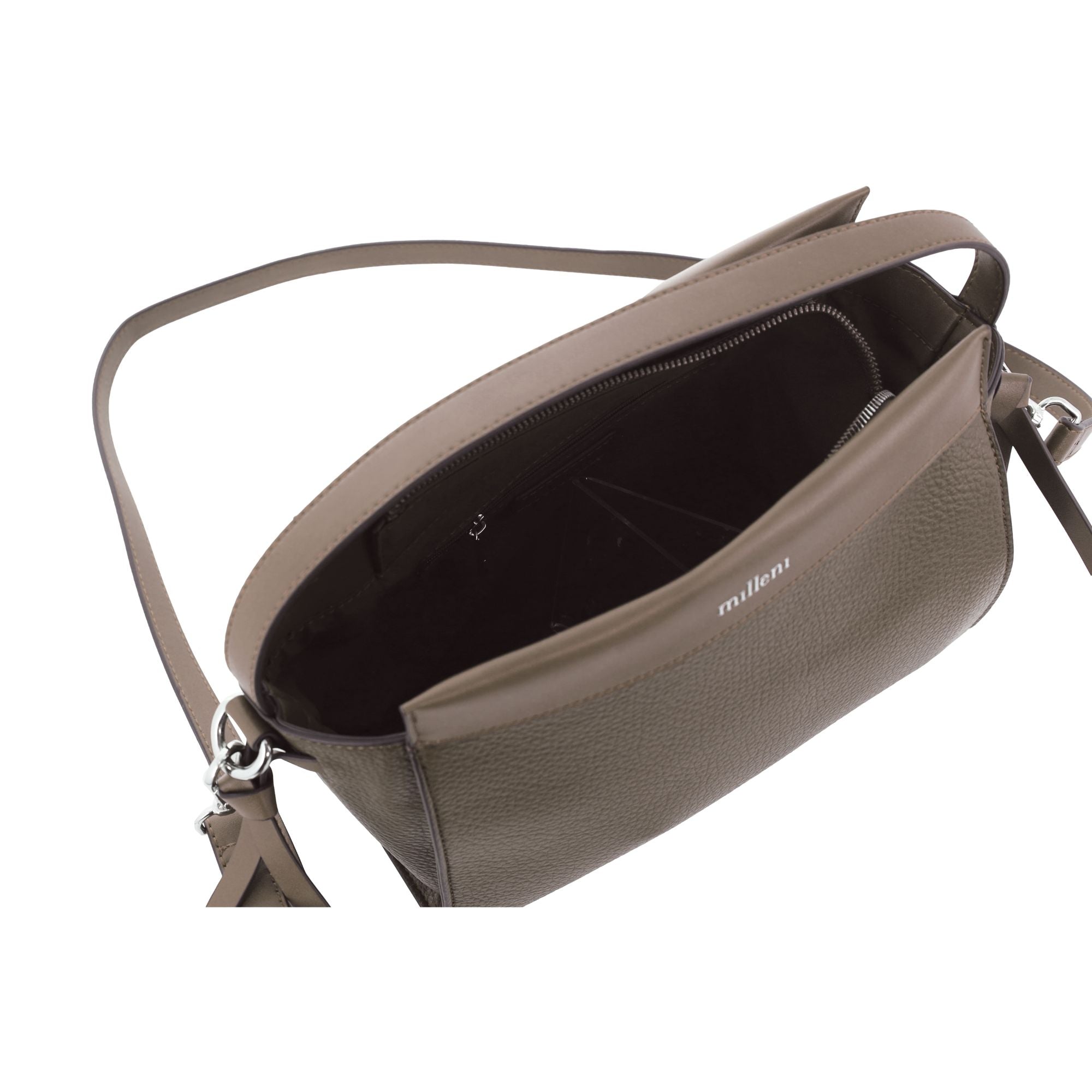Milleni Fashion Metro Crossbody Bag in Mauve