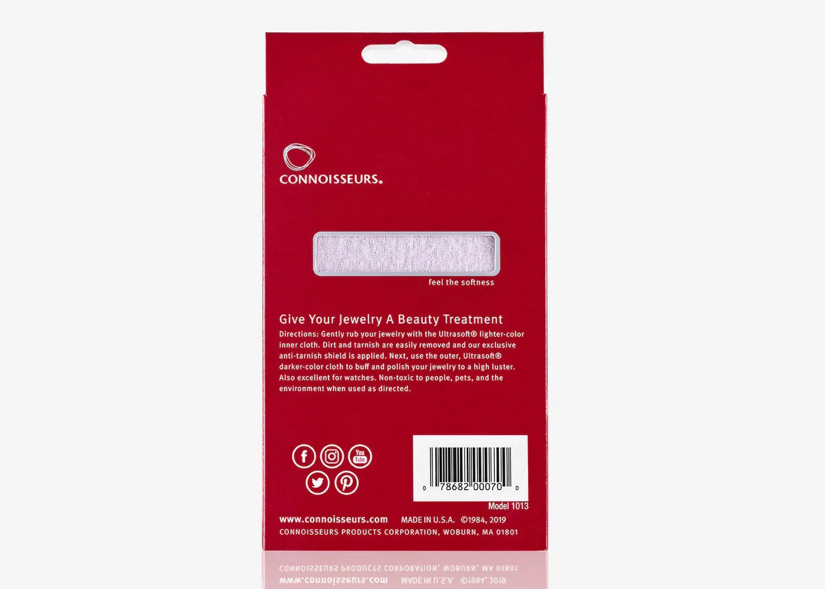 Connoisseurs Extra Large UltraSoft® Silver Jewellery Polishing Cloth