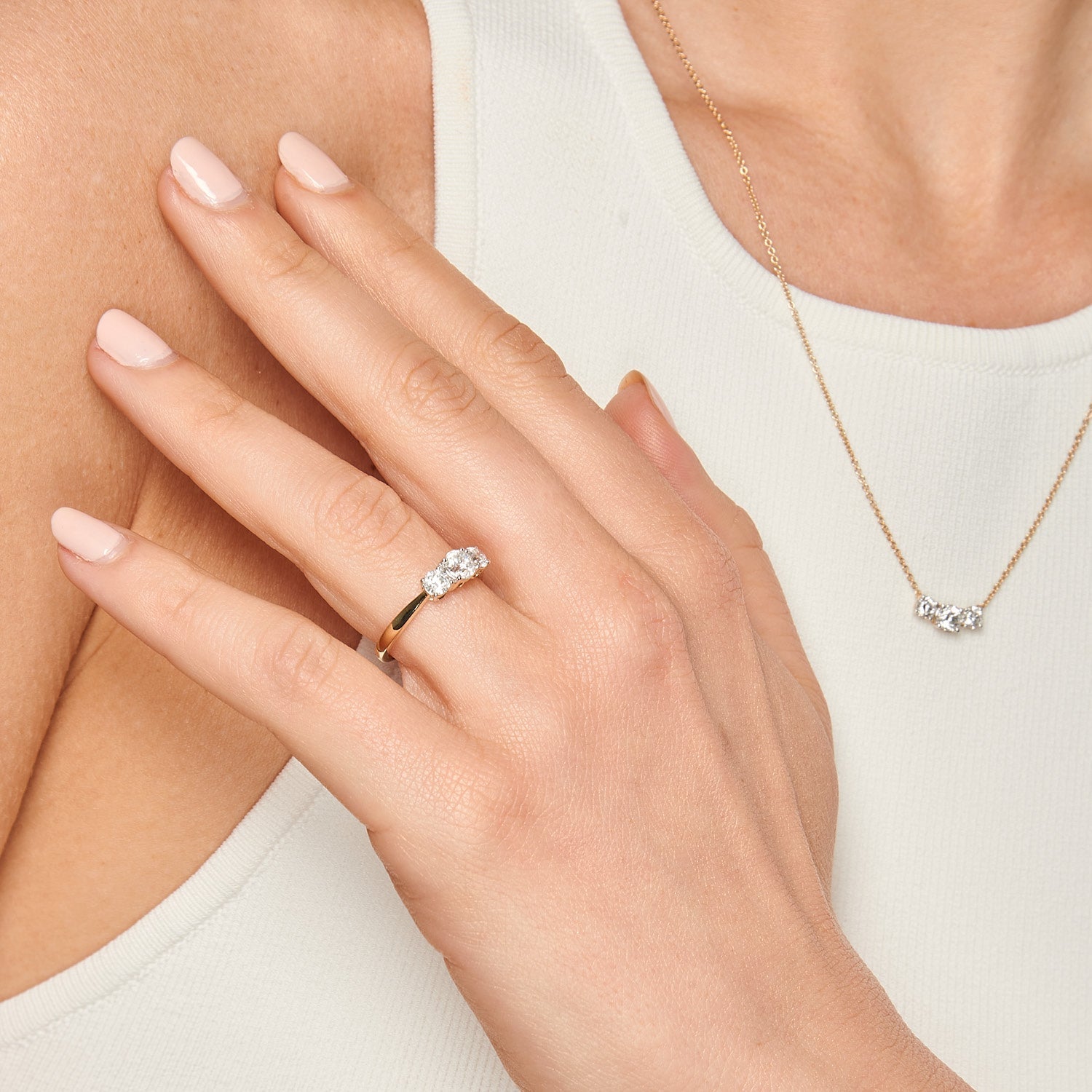 Diamond Ring with 1.00ct Diamonds in 9ct Yellow Gold