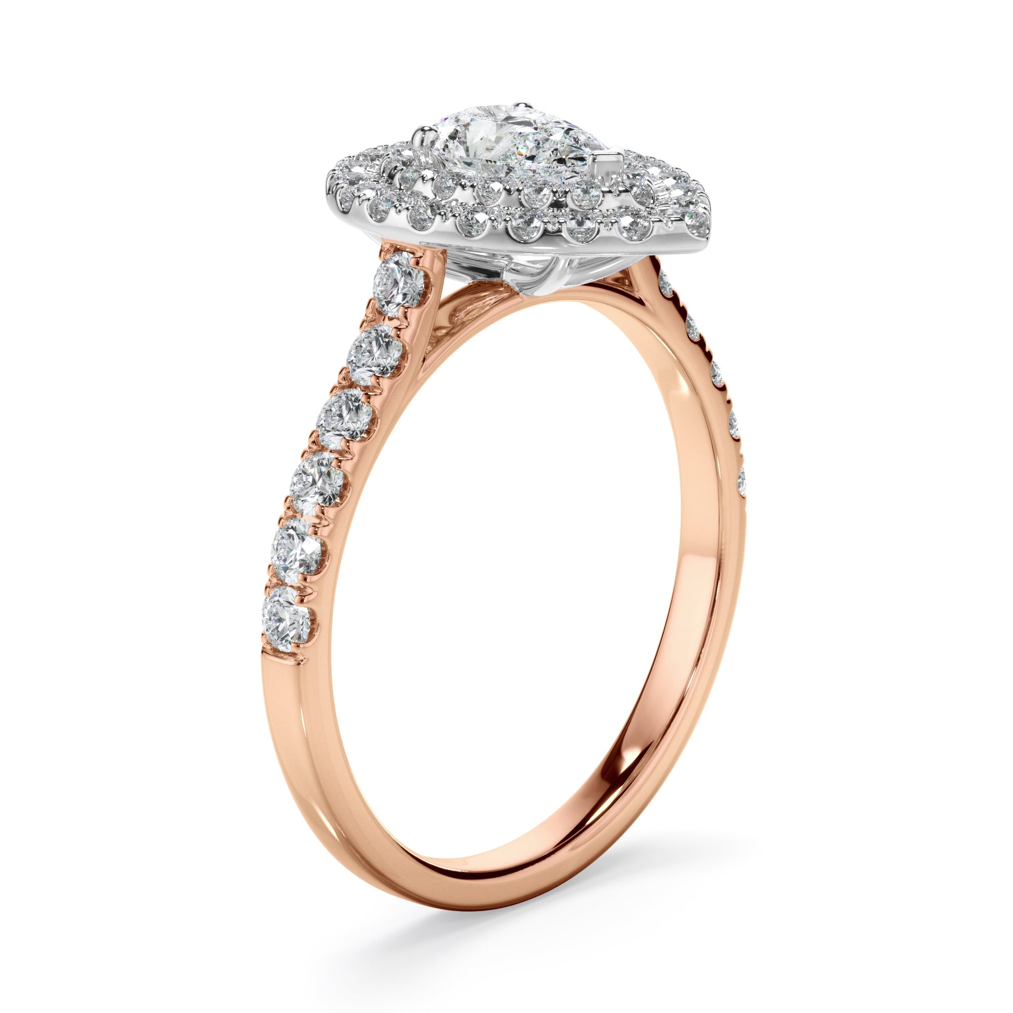 1ct Pear Cut Laboratory-Grown Diamond Ring