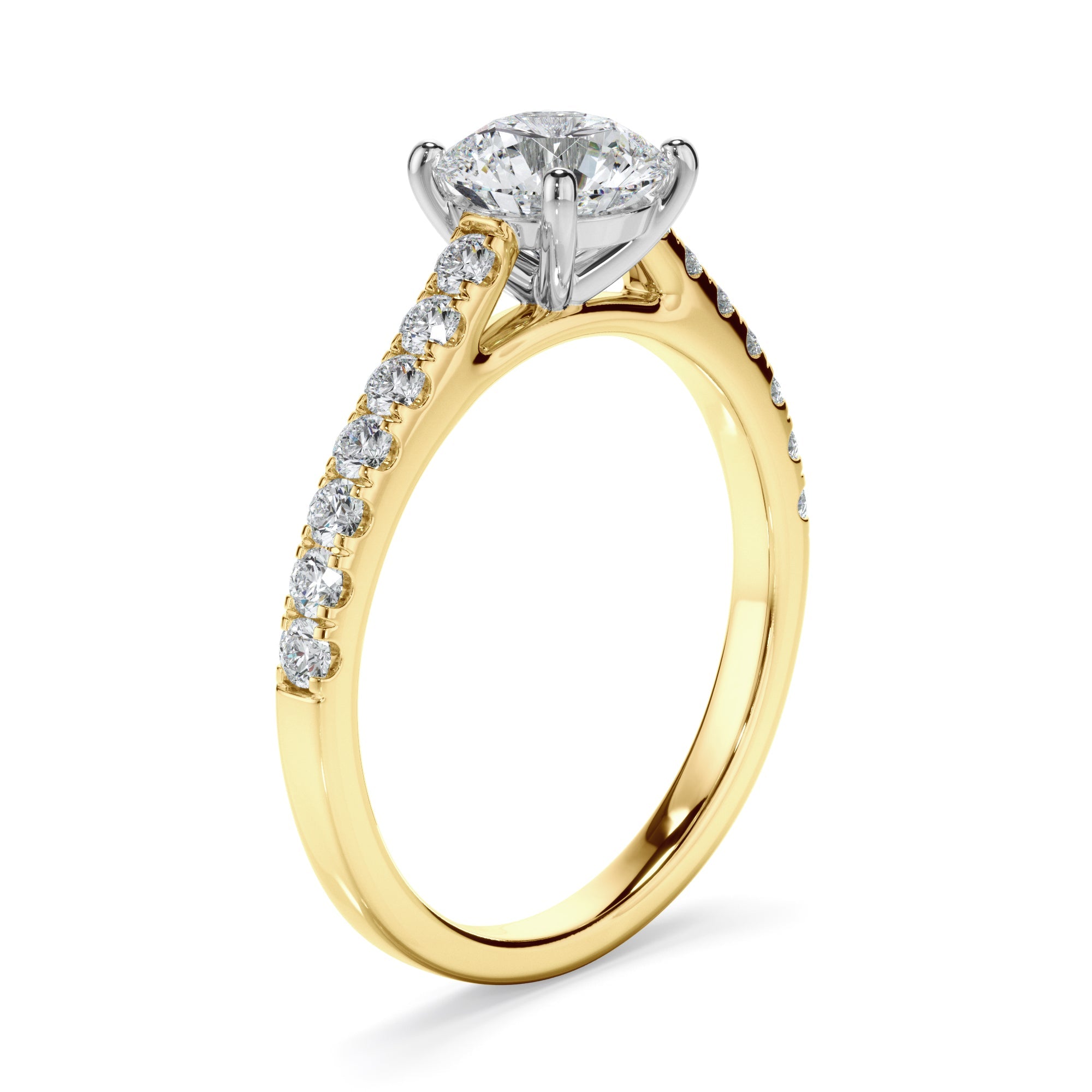 0.85ct Round Brilliant Cut Laboratory-Grown Diamond Ring