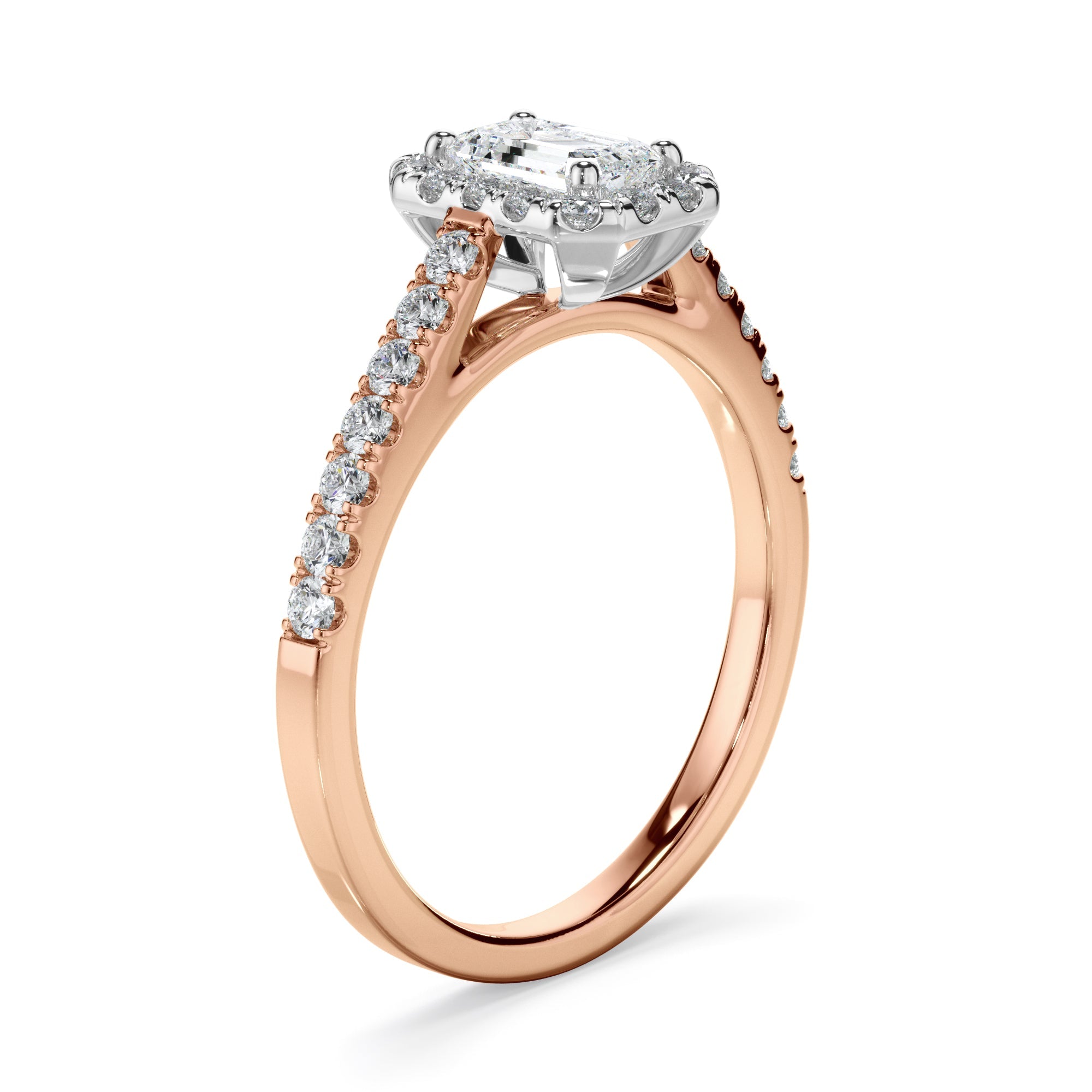 0.85ct Emerald Cut Laboratory-Grown Diamond Ring