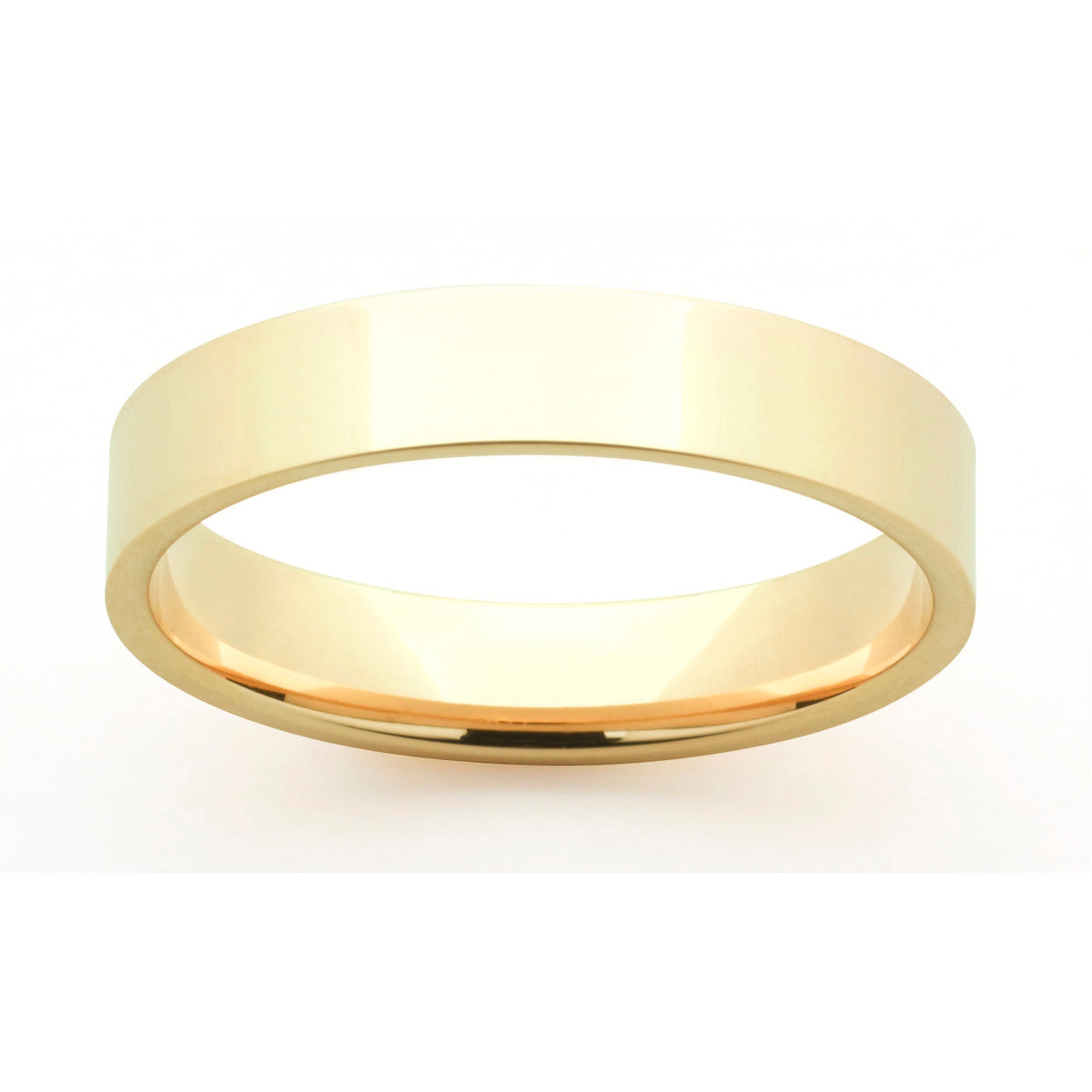 9ct Yellow Gold Flat Wedding Ring