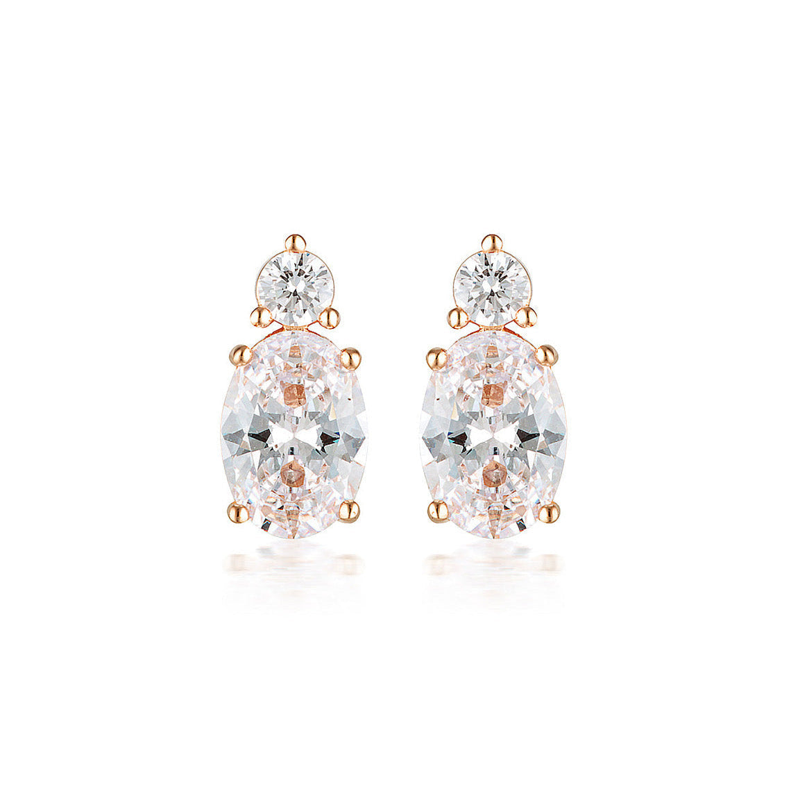 Aurora Australis Earrings Rose Gold