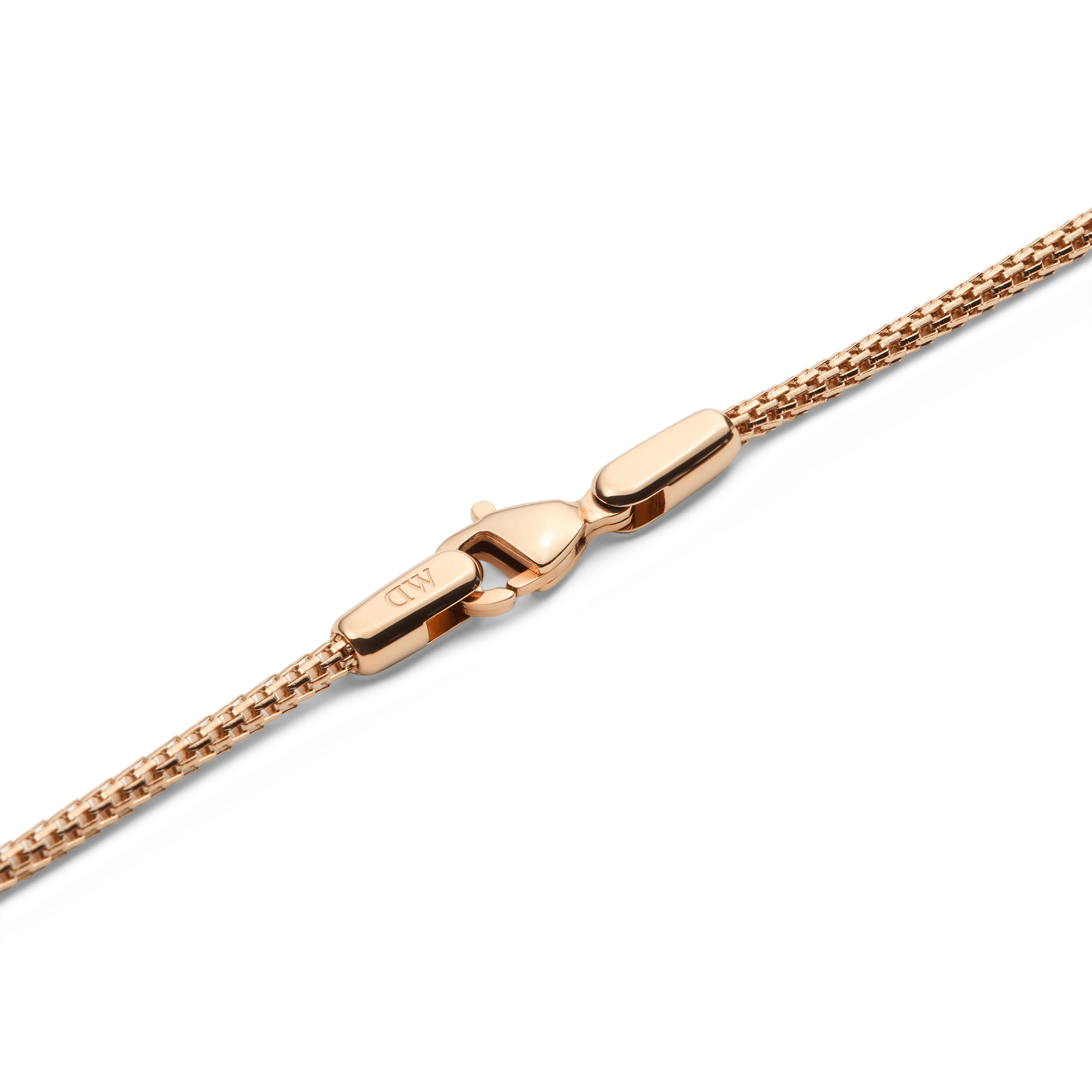 Daniel Wellington Tide Mesh Necklace Rose Gold 1.8